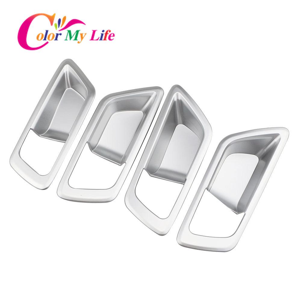 Color My Life 4 шт./компл. внутренняя крышка дверной чаши внутренняя отделка дверных чаш наклейка для Toyota C-HR CHR 2016 - 2022 детали