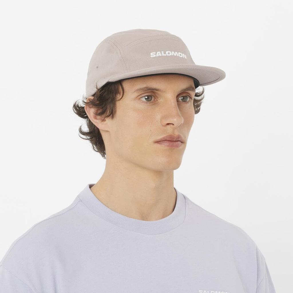 Кепка Salomon LOGO 5-панельная для активного отдыха, Унисекс, LC2681900, Размеры S/M, ETHEREA