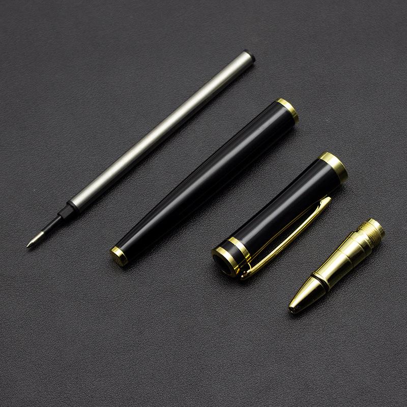 Luxury Metal Ball Point Pen Clip Signature Ballpoint Pens for Business Writing Office Stationery Customized Logo Name Gift