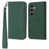 For Samsung Galaxy S25+ Case Woven Texture PU Leather Wallet Phone Cover