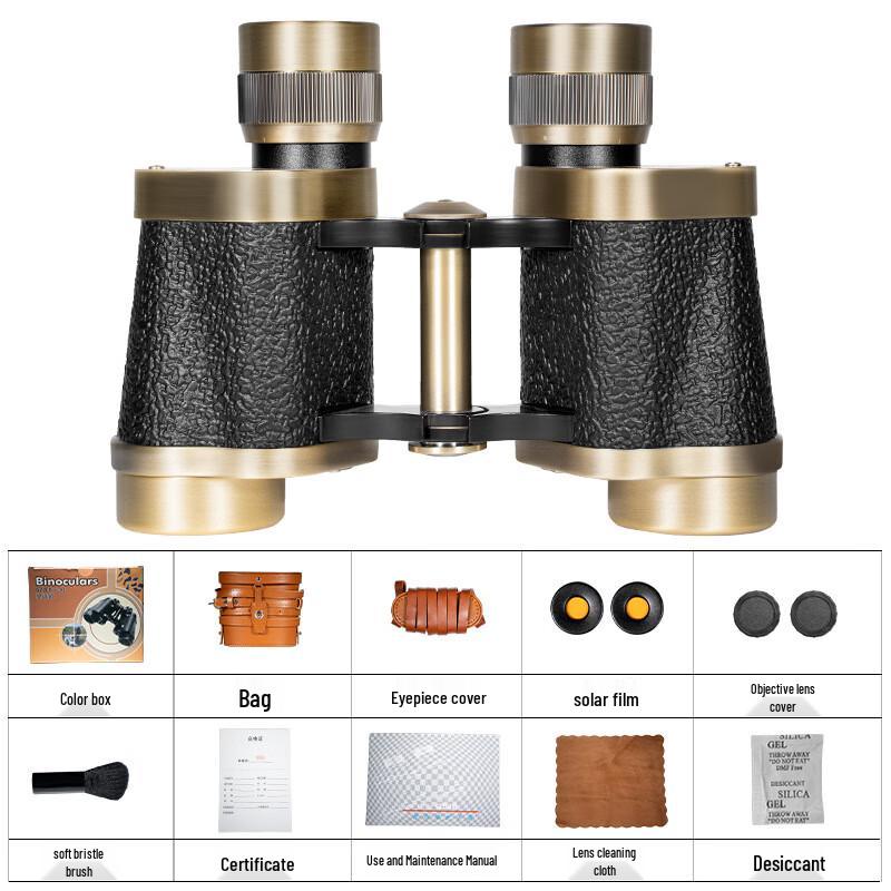 Ретро-бинокль Longchan 8x30 Тип 62, латунный