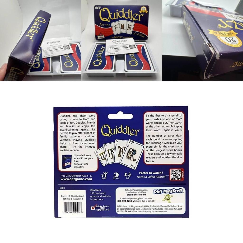 Увлекательная карточная игра Квиддлер для семьи и друзей с дизайном «Пять корон», идеально подходящая для стратегии и веселых посиделок