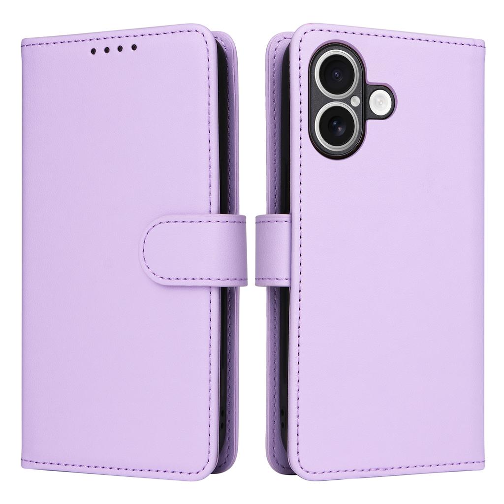 For iPhone 17 Magnetic Case BETOPNICE Detachable PU Leather Phone Cover with Strap