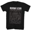НОВАЯ черная футболка из плотного хлопка с принтом группы Norma Jean, мужская, полный размер AG691