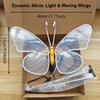 Moving LED Butterfly Lights Outdoor Wedding Party Christmas Decorations Dynamic and Static Mode Garden Yard Decor