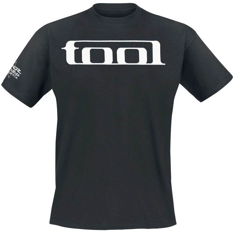 Tool Inspired Cotton T-shirt Classic Logo & Tool Wrench Progressive Metal Streetwear Tee