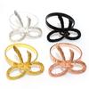 6Pcs Wedding Party Napkin Rings Vibrant Color Metal Napkin Buckles Dining Table