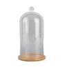 Clear Glass Jar Dome Cover Decorative Clear Glass Dome Cloche Bell Cover Fresh Flower Glass Cover