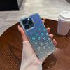 Подходит для акрилового чехла для телефона IPhone16, Apple 15Pro Laser Heart 14 Прозрачный противоударный защитный чехол в Instagram