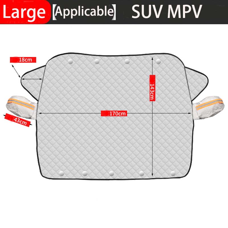 Автомобильный магнитный снегозащитный экран, зимнее лобовое стекло, защита от замерзания и солнца, получехол для автомобиля, изолированный зонт