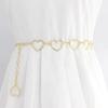 Women's Metal Waist Chain Fashion Heart Versatile Personalized Women's Waist Waistband Chain Be F3C5