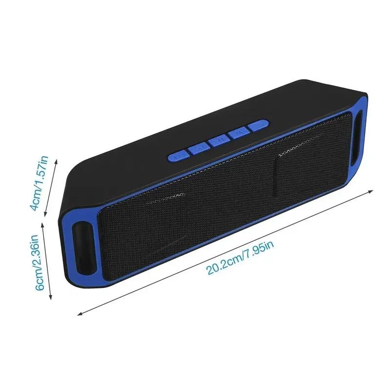 Портативная Bluetooth-колонка Беспроводная мини-колонка Усилитель Стерео Сабвуфер TF/FM-радио Встроенный микрофон Двойной бас