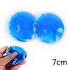 1Pc Round Reusable Ice Cold Gel Pack Therapy Microwaveable Heat Pain Relief