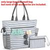 Large Capacity Waterproof Beach Tote Bag With Lightweight Construction For Travel And Outdoor Activities