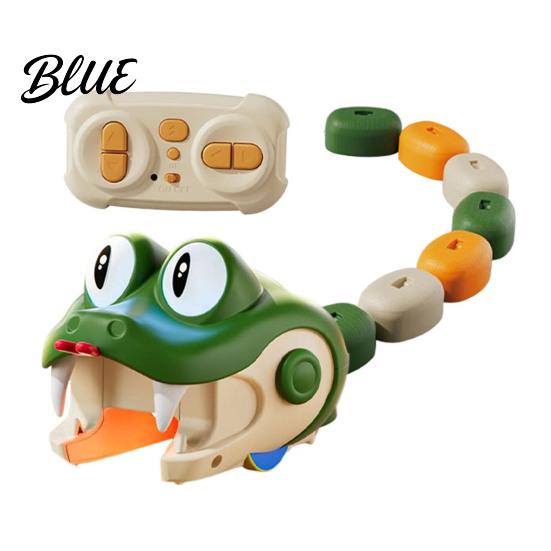 Игрушка Змейка для Двух Игроков 1/2 Шт. Магнитная Игрушка с Дистанционным Управлением Подвижные Глаза Электрическая Поедающая для Детей 2 Интерактивная RC Игра со Светом и Звуком