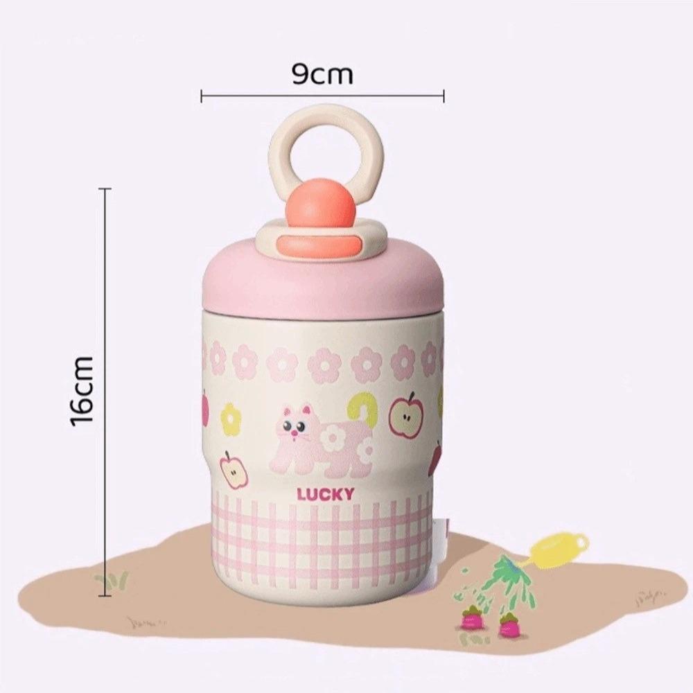 Cartoon Water Cup 500ml Coffee Mug Cute Insulated Cup