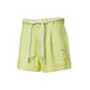 Шорты с манжетами и логотипом Женские шорты Желтые 59901431