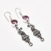 Ювелирные серьги ручной работы с розовым кунцитом, посеребренные 925 пробы, 2,38 дюйма