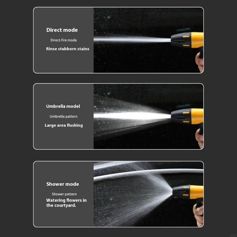 2025 Новый настенный расширяемый садовый шланг Прочный инструмент для распыления для мойки автомобиля Насадка Автоматический втягивающийся пружинный шланг для чистки автомобиля