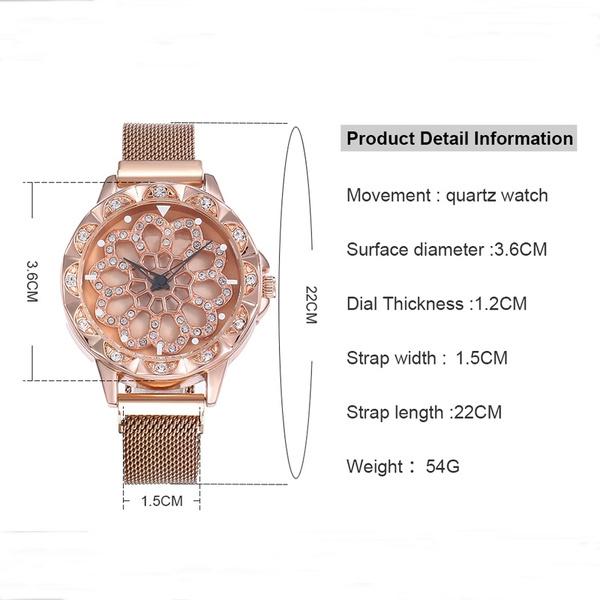 Часы с вращением на 360 градусов для женщин, модные роскошные женские наручные часы со звездным небом, женские ювелирные изделия