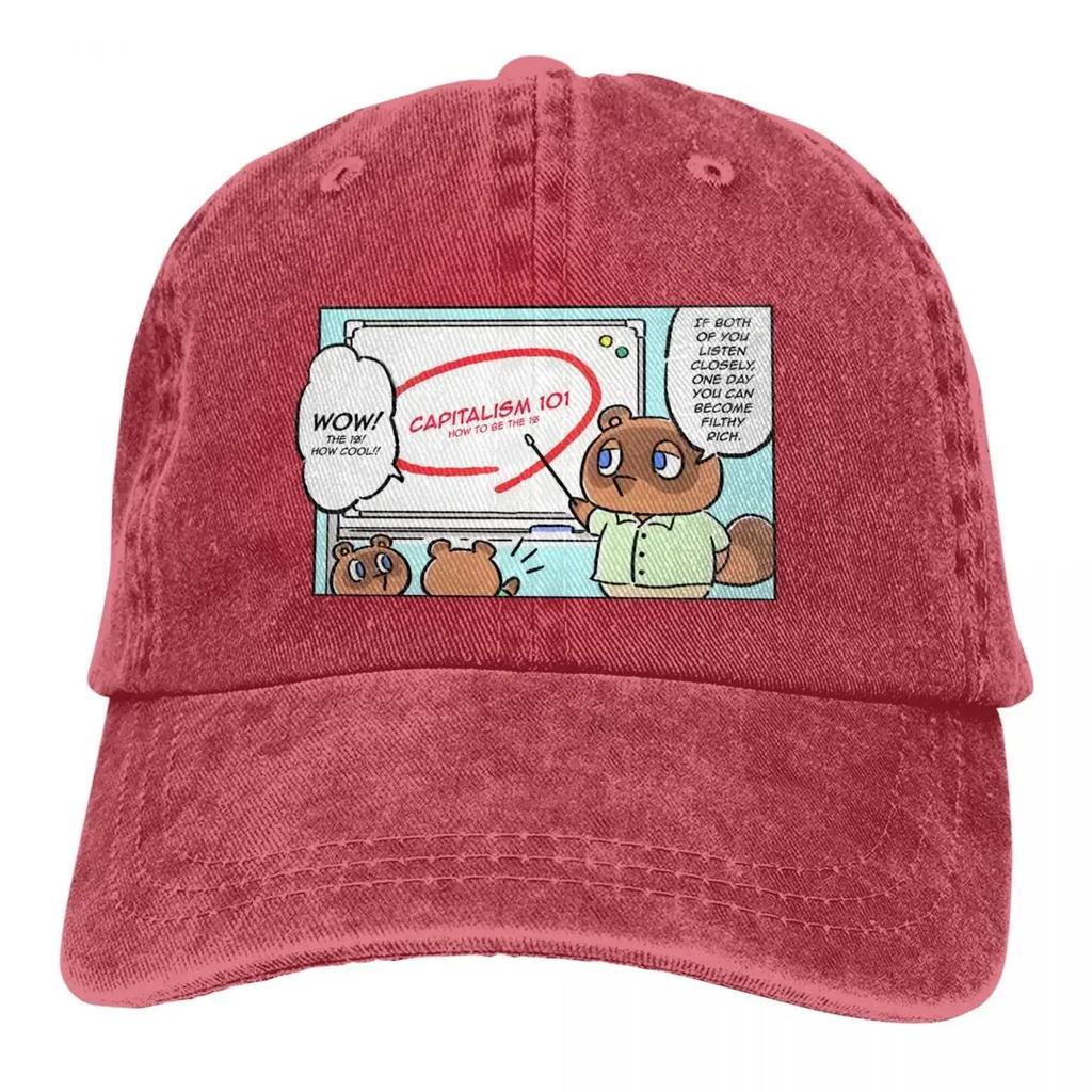 Игровая Разноцветная Шляпа с Козырьком Мужская Женская Ковбойская Шляпа Том Нук Учит Жизненным Урокам Бейсболки Козырек Защитные Шляпы