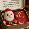 Christmas Pocket Hug Gift Handmade Felt Doll In A Box Little Pocket Hug with Gift Card Thoughtful Gift for Friends Family