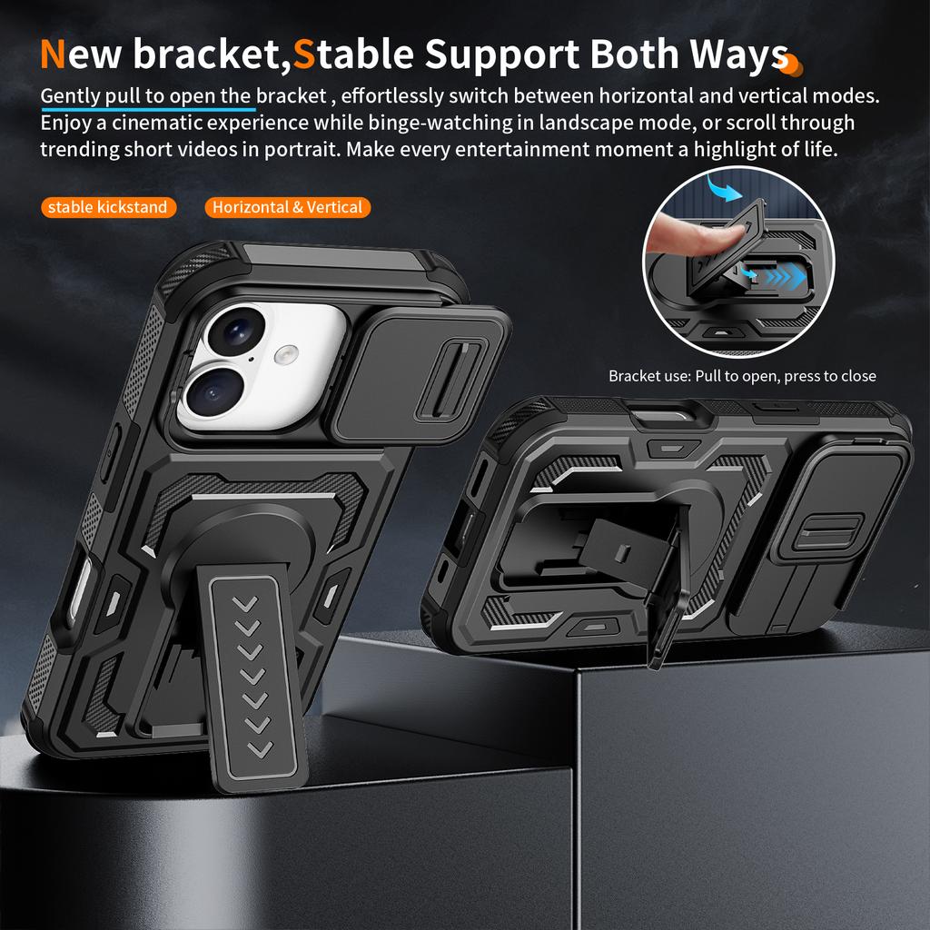 Жесткий защитный чехол-накладка из ПК+ТПУ для Iphone 17 Pro Max 16 Plus 17 Air Iphone17 Iphone16 для Iphone 16 Pro Max Funda