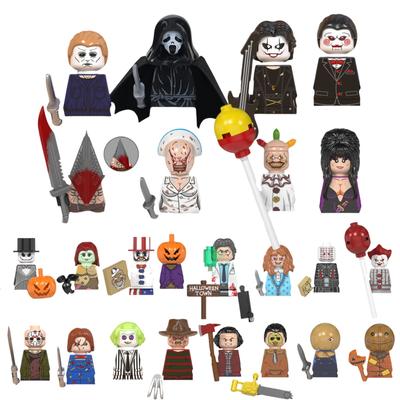 Серия фильмов ужасов на Хэллоуин Сияние Silent Hill Строительные блоки Кирпичи Мифический Пирамидоголовый Фигурки Игрушки для детей