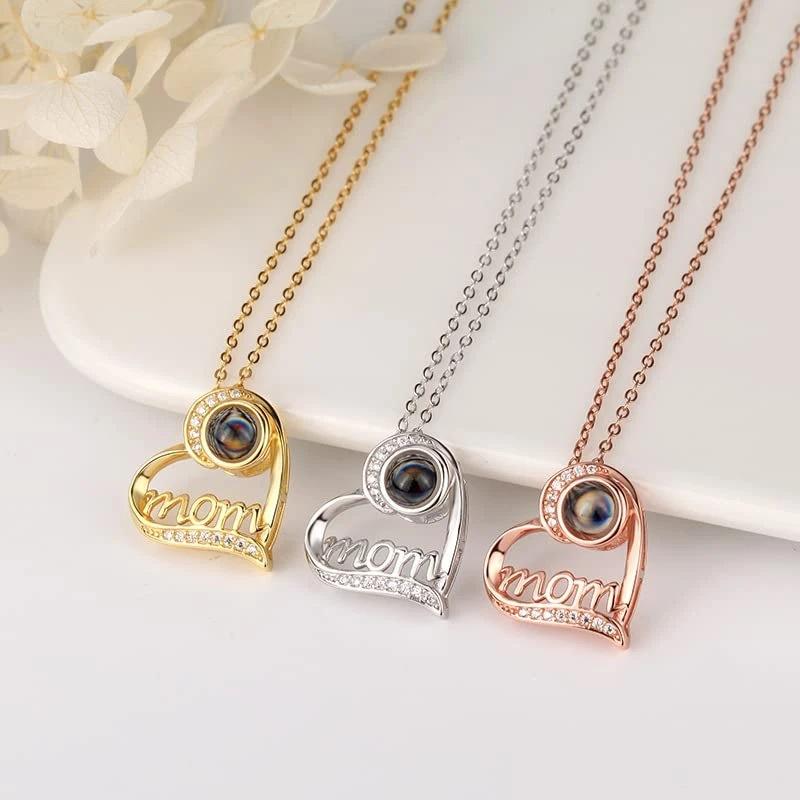 Projection Necklace Women's 100 Languages Love Color Photo Customization Name