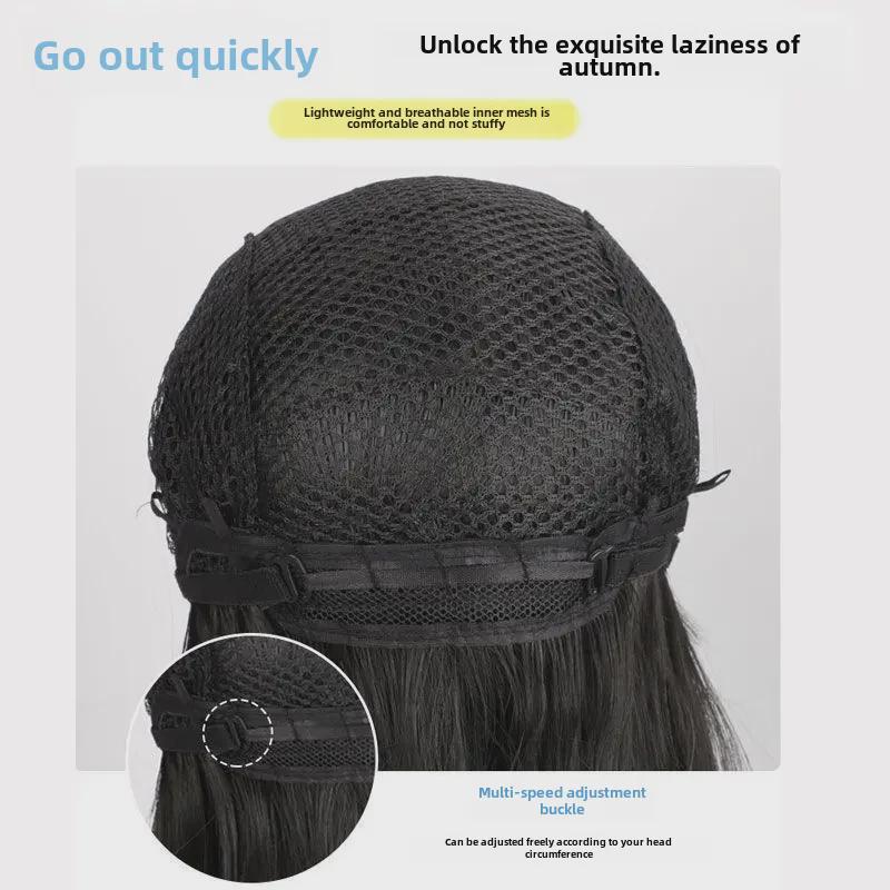 Мужской корейский аниме-парик Z Samurai Wolf Tail Mullet — модные, пушистые, короткие волосы для естественного образа