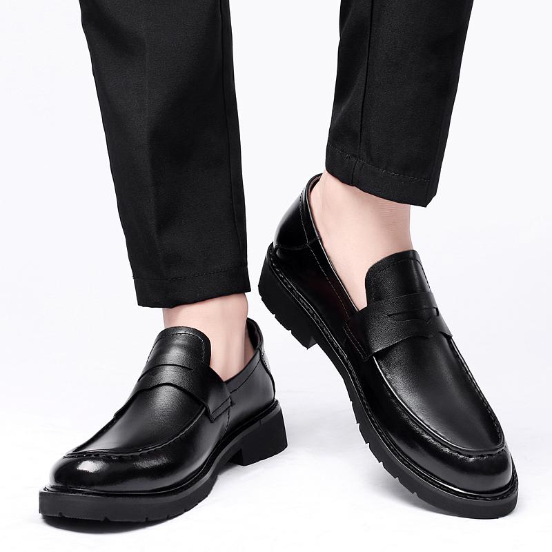 Classic Retro Men's Dress Shoes Business Style Party Leather Formal Shoes Wedding Shoes Men's Flats Leather Oxfords