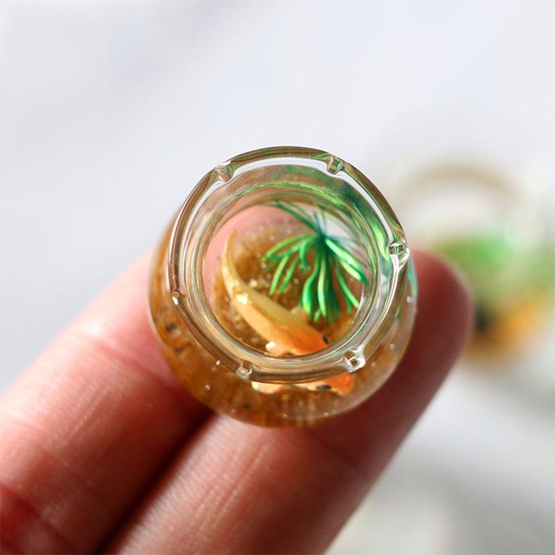 Кукольный домик миниатюрный стеклянный аквариум чаша аквариум кукольный дом домашний орнамент