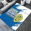 Leeds United Custom Name Carpet Rug for Living Room Bedroom Home Sofa Decoration,Kids play Non-slip Floor Mat