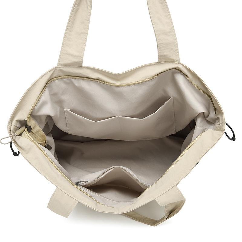 Женская сумка большой вместимости, однотонная сумка-тоут, дорожная сумка через плечо