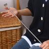 1 шт. Выдвижная чесалка для спины из нержавеющей стали, регулируемый массажный инструмент с эргономичной ручкой, портативная чесалка для труднодоступных мест, удобная для путешествий