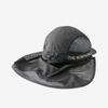 North Run Shield Cap Unisex Водоотталкивающая легкая съемная защитная кепка черного цвета M [The Face]