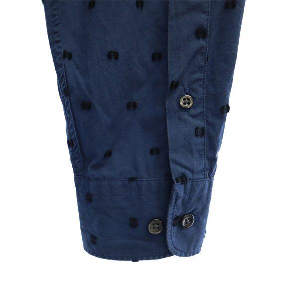 Lacoste Общая ручка Рубашка с длинным рукавом на пуговицах 39 синяя Хлопковая рубашка Мужская Б/у