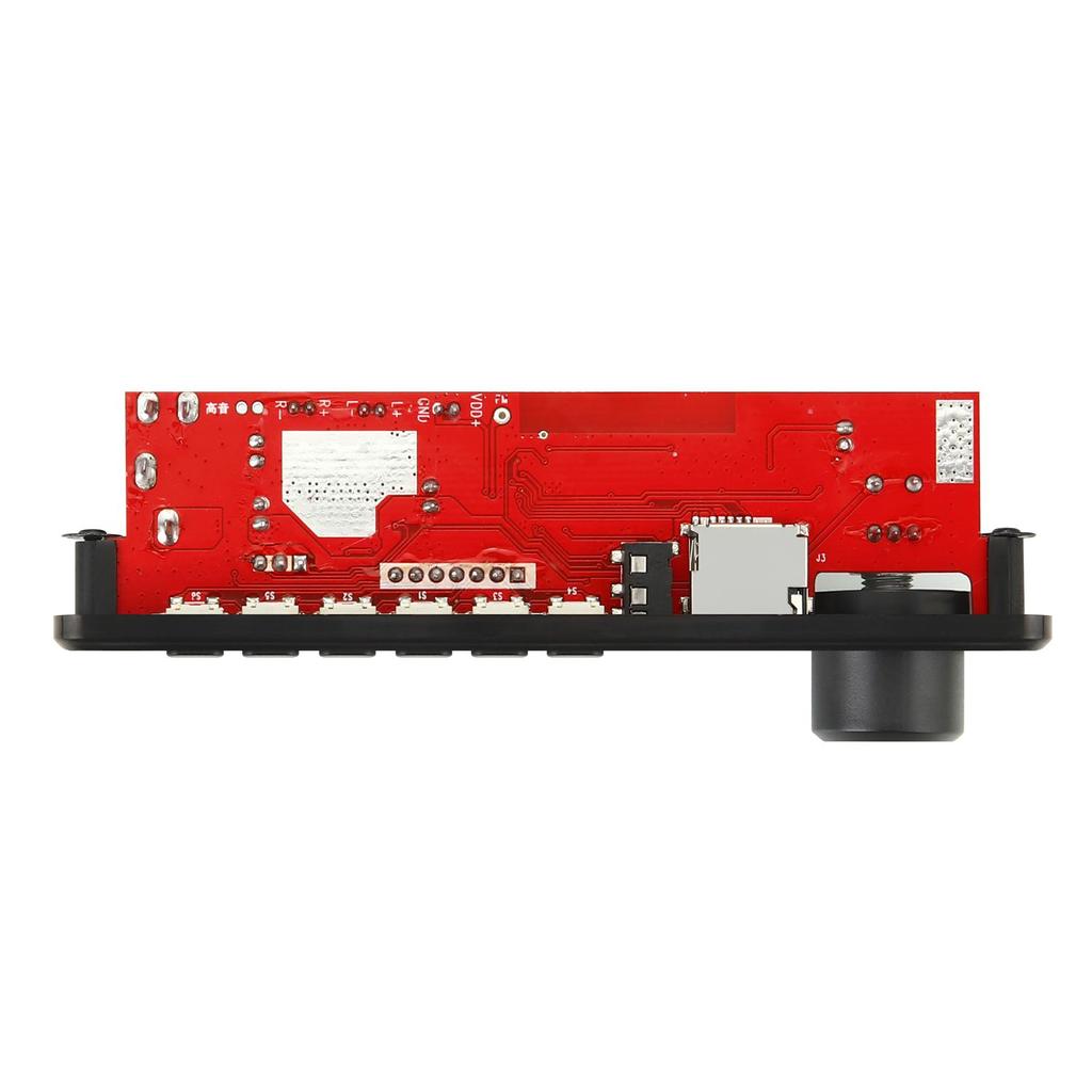 50 Вт DIY усилитель Bluetooth MP3 декодер плата DC 12 В беспроводной автомобильный аудио музыкальный плеер 6,5 мм микрофон TF USB FM-радио с микрофоном