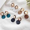 Stylish Party Women's Simple Hollow Out Round Drop Dangle Stud Earrings Jewelry Gift