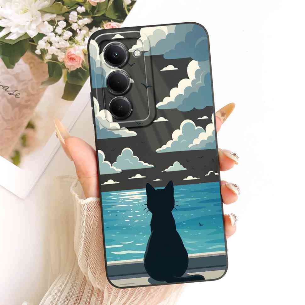 For Xiaomi Redmi 15 4G Case Lovely Cat Rabbit Cover Soft Silicone Phone Case For Xiaomi Redmi 15 Redmi15 4G Bags 6.9''