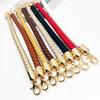 Chic 30cm Braided PU Leather Strap for Customizable DIY Purse Handle Solutions