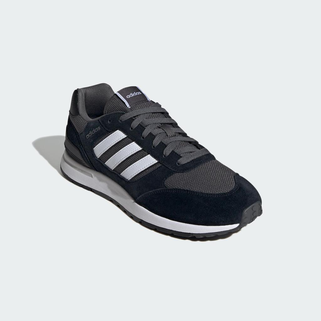 Кроссовки Run 80s NLG92 Core Six cm [Adidas] Черный/Обувь Белый/Серый (ID1260) +27,5