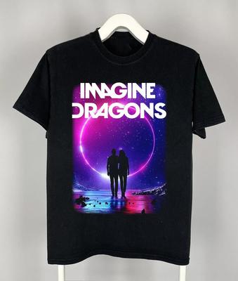 Футболка Imagine Dragons Band черная 100% хлопок унисекс BL1610