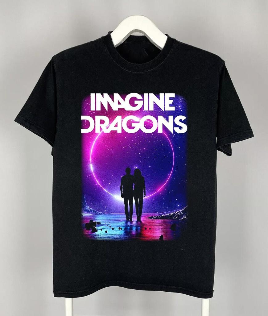 Футболка Imagine Dragons Band черная 100% хлопок унисекс BL1610