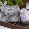 Новая металлическая пряжа 80 г/моток для DIY, ручного вязания крючком, вязания спицами, атласная, ручное плетение, проволока для ручного вязания