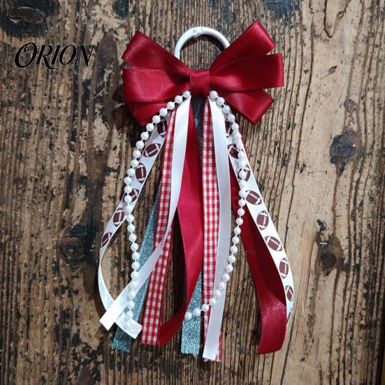 Boot Charm with Loop 2Pcs Ribbon Bow for Cowgirl Boots, Women Satin Western Decorations Hanging Ring, Universal Decoration Accessories