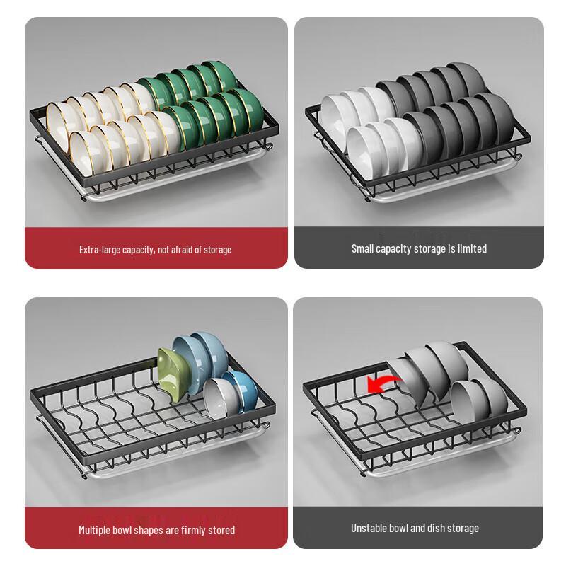 Multifunctional Kitchen Countertop Dish Drying Rack