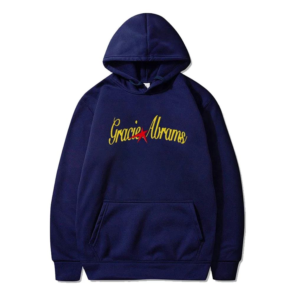 Худи Gracie Abrams Star Merch Tour с длинным рукавом уличная одежда мужская женская толстовка с капюшоном модная одежда мужская одежда