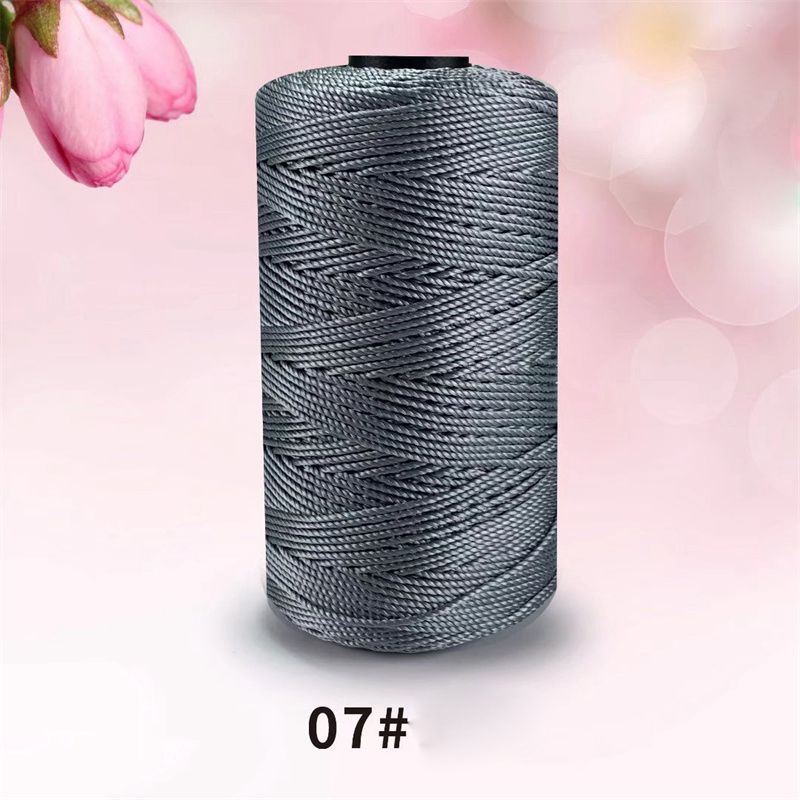 Ручная работа, ремесло, витой шнур макраме, сделай сам, свадебный декор, полипропиленовая швейная нить, 34 цвета, веревка