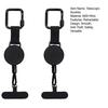 Anti-Theft Phone Tether with Belt Clip Retractable Steel Line Universal Locking Carabiner Prevent Drops Phone Leash for Travel Hiking